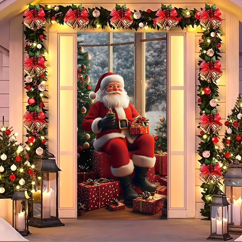 🎄🎅 2026 Festive Christmas Door Cover