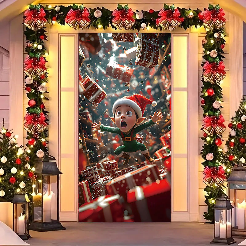 🎄🎅 2026 Festive Christmas Door Cover