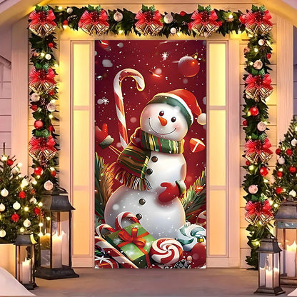🎄🎅 2026 Festive Christmas Door Cover