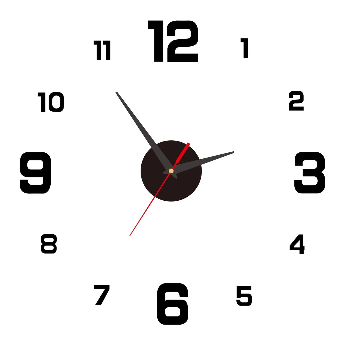 🥳2026 HOT SALE🥳⏰3D DIY Luminous Acrylic Wall Clock Set
