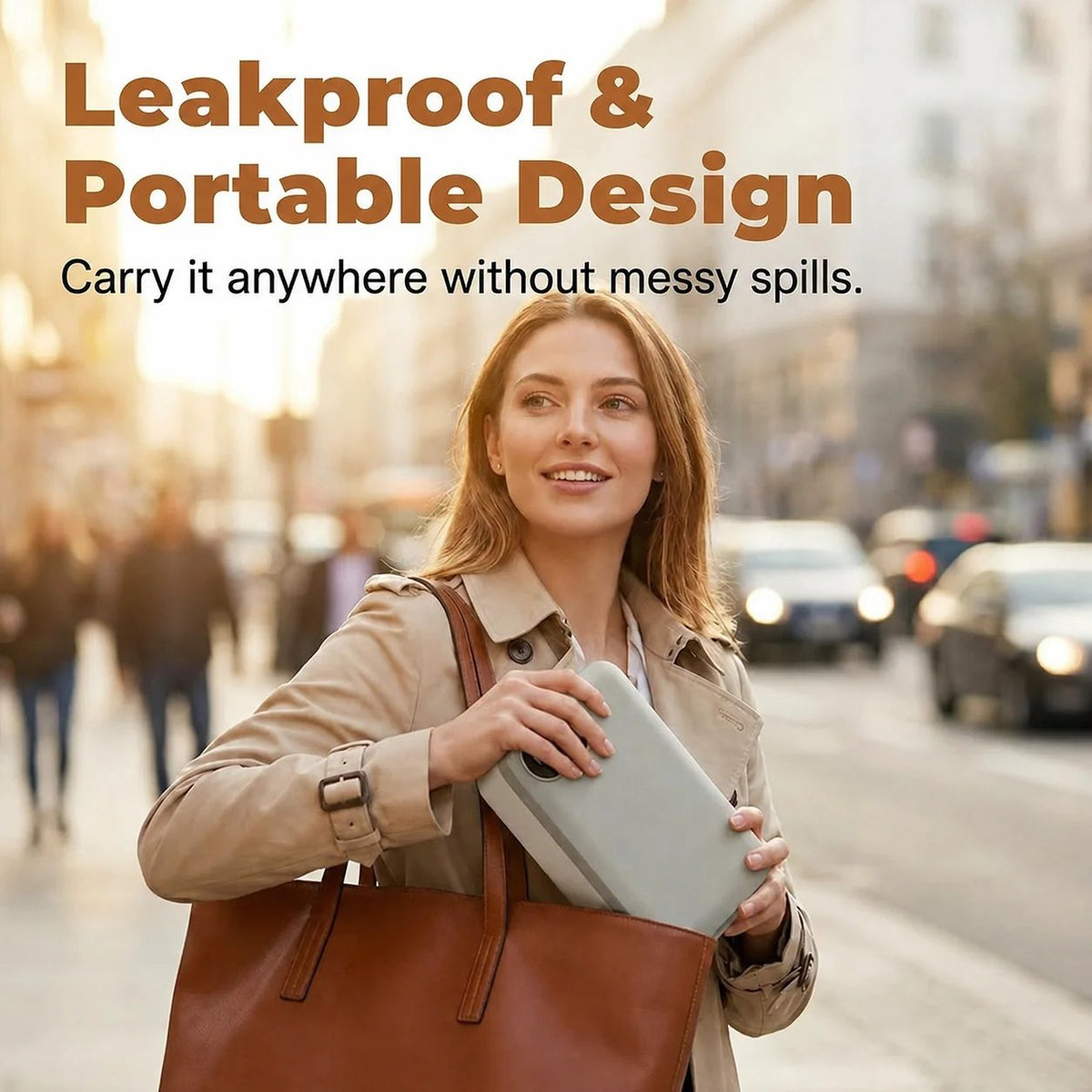 ⚡ Portable electric lunch box with self-heating 🔋🌡️