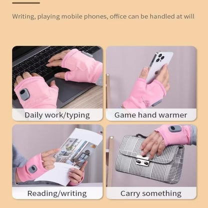(🌲Early Christmas Sale- 50% OFF) USB Adjustable heating gloves with digital display