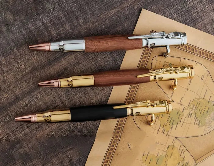 🖊🇺🇸Handmade Bolt Action Wooden Bullet Pen | Crafted From Real Wood & Bullet Casing🦅