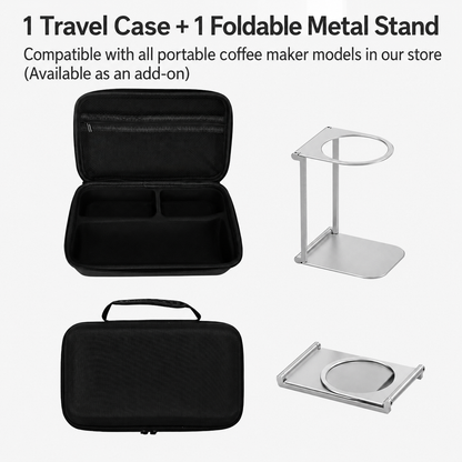 Portable Espresso Coffee Maker – 15-Bar Rechargeable Travel Coffee Machine