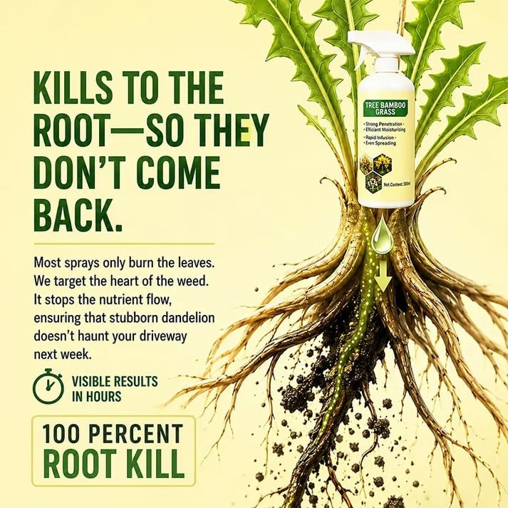 🔥 Fast-Acting Natural Weed & Grass Killer Spray – Ready-to-Use Yard & Patio Weed Control 🌿💦
