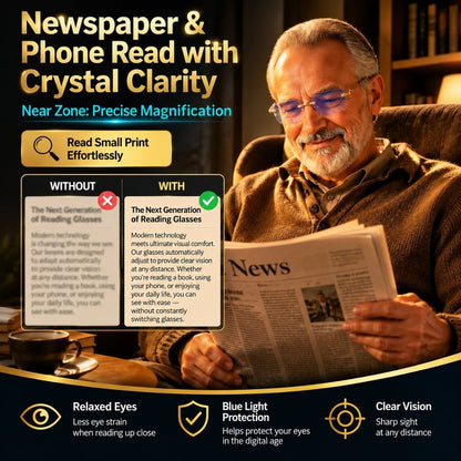 🔥No Eye Exam & No Lens Switching - A Glasses Revolution!
