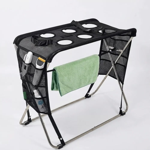 Folding Pet Grooming Hammock Quick Dry Mesh