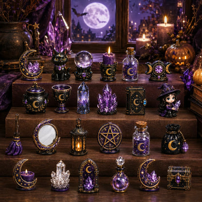 ⏳ Last Day 50% OFF – 🔮 2026 Crystal Witch Advent Calendar | 24 Days of Mystical Miniatures, Crystal-Inspired Surprises & Witchy Fantasy Charm ✨