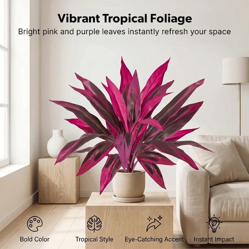 🎁 Last Day 50% OFF - Artificial Boston Fern & Dragon's Blood Tree Plants