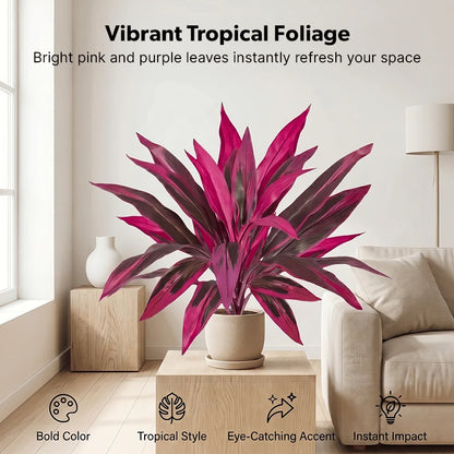 🎁 Last Day 50% OFF - Artificial Boston Fern & Dragon's Blood Tree Plants