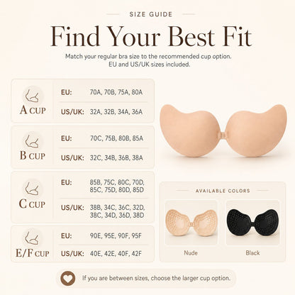 ✨ Invisible Lift Adhesive Bra – Strapless Shaping Support