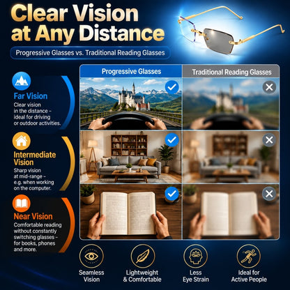 🔥No Eye Exam & No Lens Switching - A Glasses Revolution!