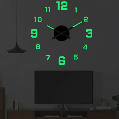 🥳2026 HOT SALE🥳⏰3D DIY Luminous Acrylic Wall Clock Set