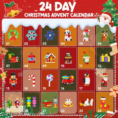 ⏳ Last Day 50% OFF – 🎄24-Day Christmas Surprise Countdown Calendar | 24 Daily Compartments with Surprise Toys for a Fun Screen-Free Holiday Tradition 🎁✨
