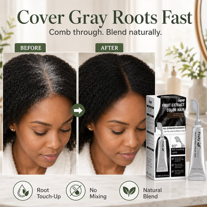 Hair Dye Comb for Fast Root Touch-Ups. Plant-Based. Scalp-Friendly