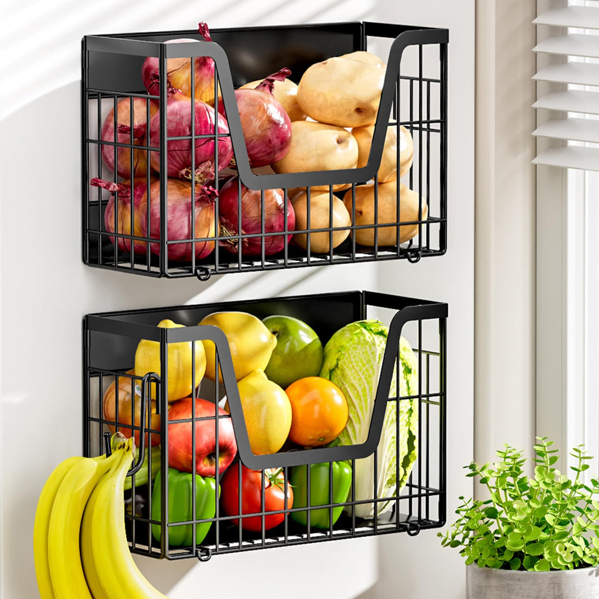 Magnetic Refrigerator Storage Basket