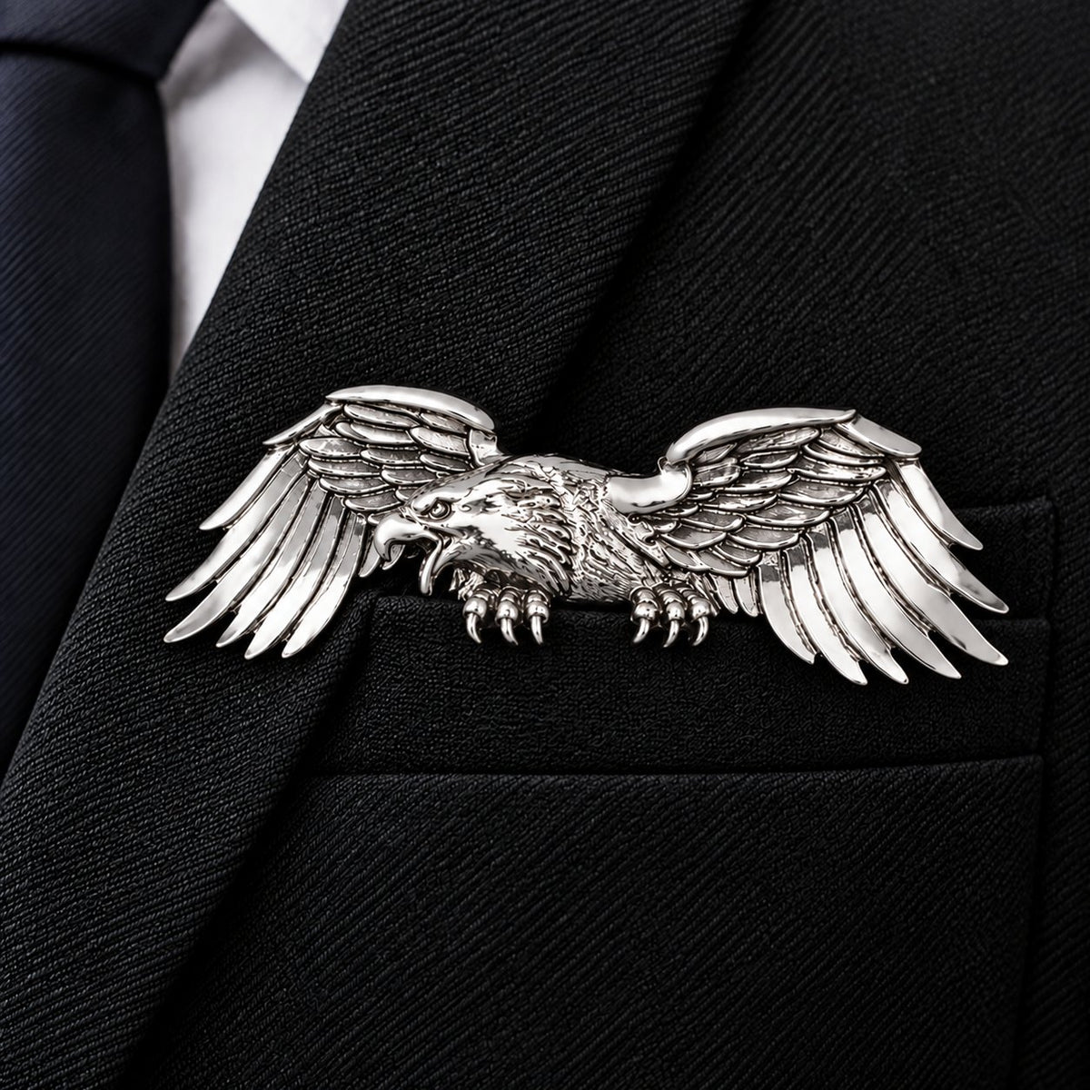 🌟 Luxury Sculpted Animal Brooch – Premium Statement Piece for Suits & Blazers
