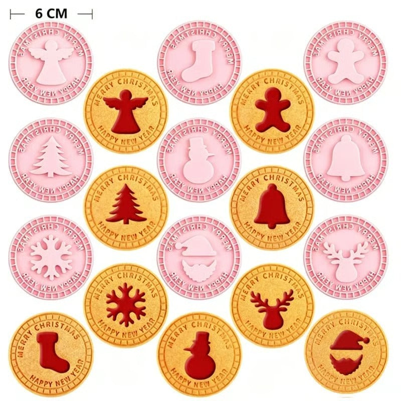 🎄🍪 Holiday Baking Shape Collection – Festive Cookie Molds for Family Christmas Fun