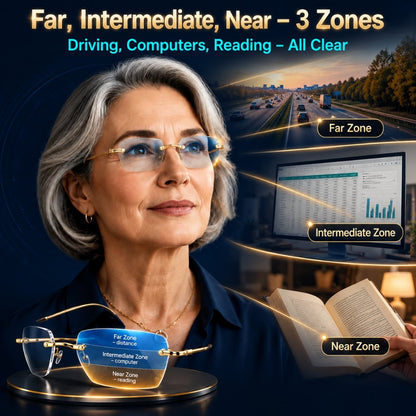 🔥No Eye Exam & No Lens Switching - A Glasses Revolution!