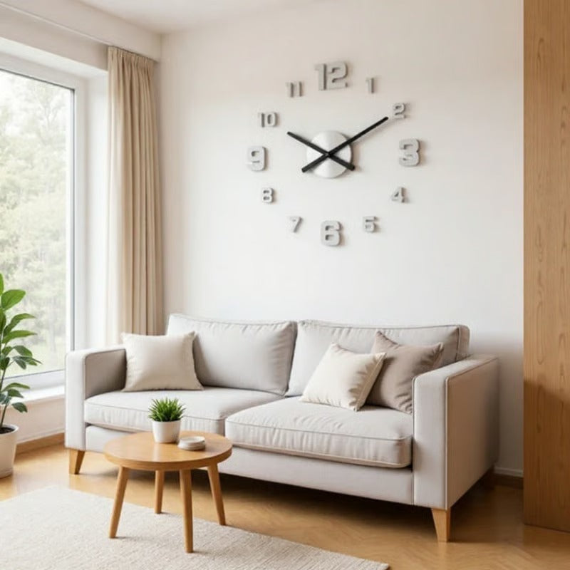 🥳2026 HOT SALE🥳⏰3D DIY Luminous Acrylic Wall Clock Set