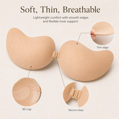 ✨ Invisible Lift Adhesive Bra – Strapless Shaping Support