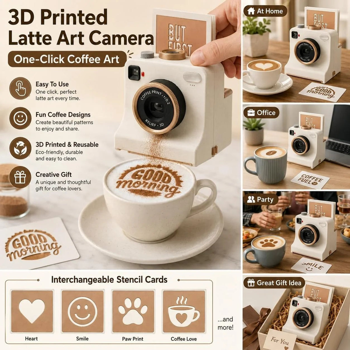 ☕✨ 50% OFF Smart Latte Art Maker Camera Tool (✨Buy 2 Free Shipping)