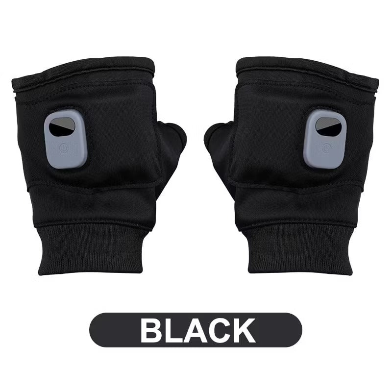 (🌲Early Christmas Sale- 50% OFF) USB Adjustable heating gloves with digital display