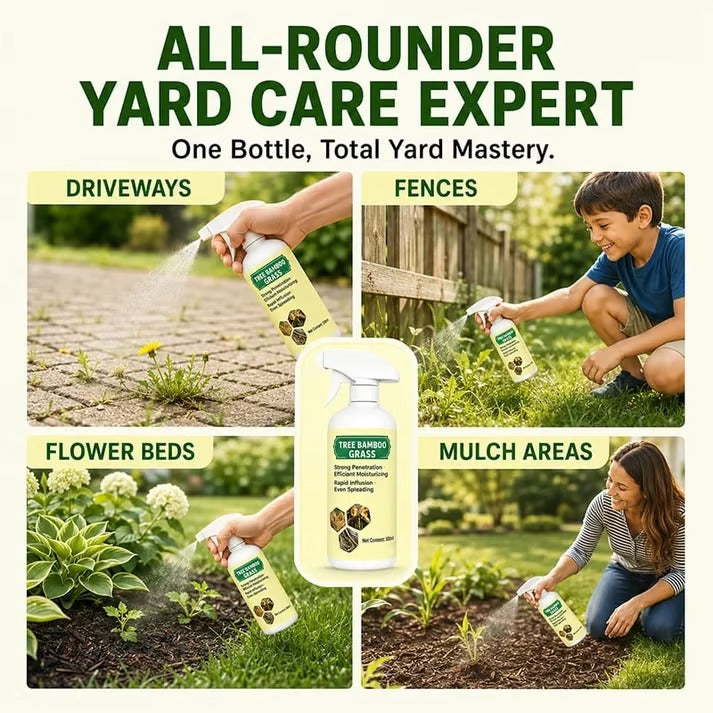 🔥 Fast-Acting Natural Weed & Grass Killer Spray – Ready-to-Use Yard & Patio Weed Control 🌿💦