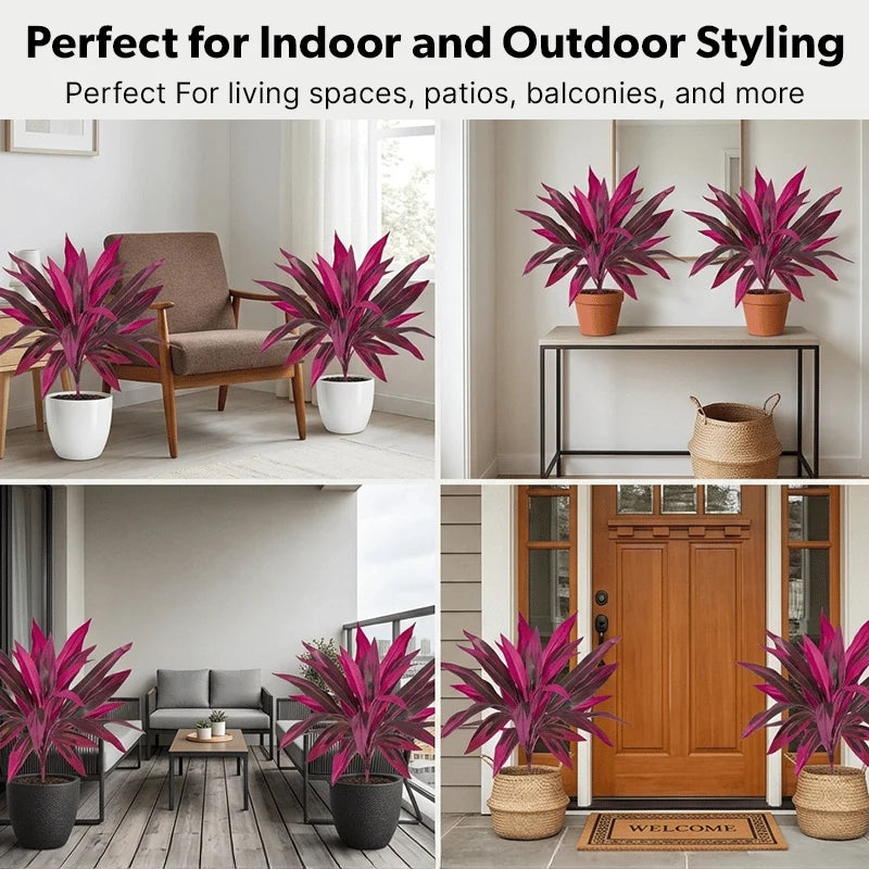 🎁 Last Day 50% OFF - Artificial Boston Fern & Dragon's Blood Tree Plants