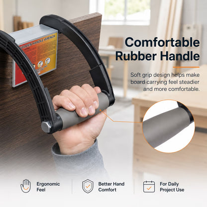 Heavy-Duty Board Carrying Handle for Plywood, MDF, Doors & Sheet Panels