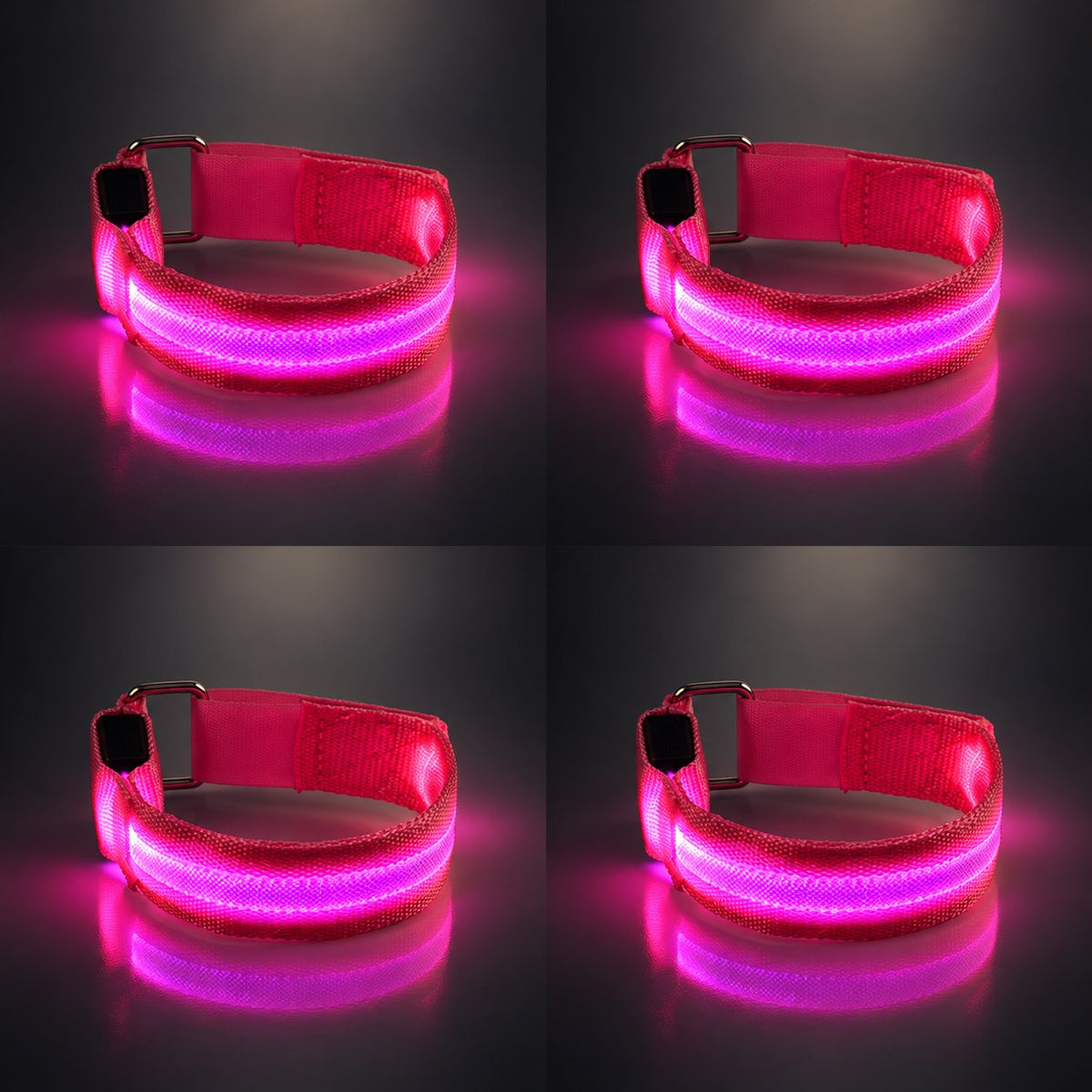 🐎 Horse LED Leg Straps – 4 Pack | Rechargeable Night Riding Safety Lights | Adjustable Velcro Fit for Horses of All Sizes ✨