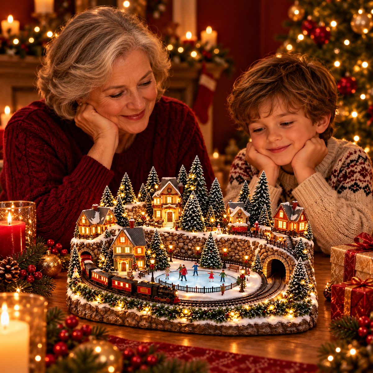 🔥 LAST DAY 50% OFF 🔥 Lighted & Animated Christmas Village Collection ✨