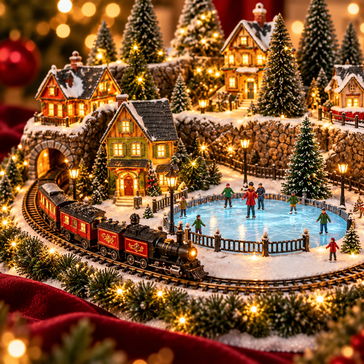 🔥 LAST DAY 50% OFF 🔥 Lighted & Animated Christmas Village Collection ✨
