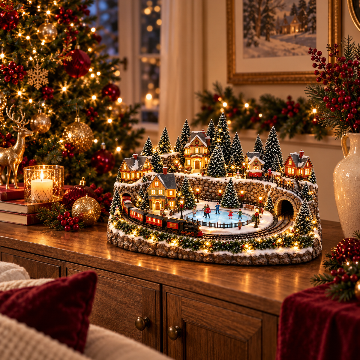 🔥 LAST DAY 50% OFF 🔥 Lighted & Animated Christmas Village Collection ✨