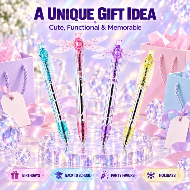 Interactive Dragonfly Click Gel Pen
