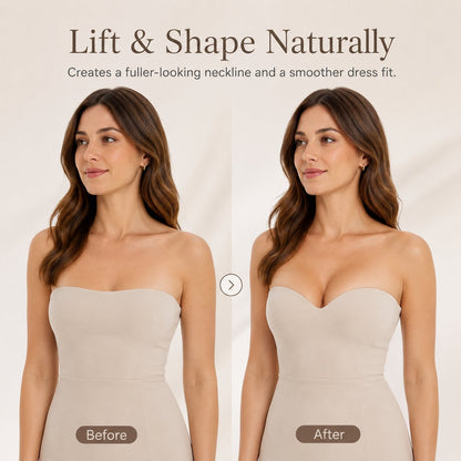 ✨ Invisible Lift Adhesive Bra – Strapless Shaping Support