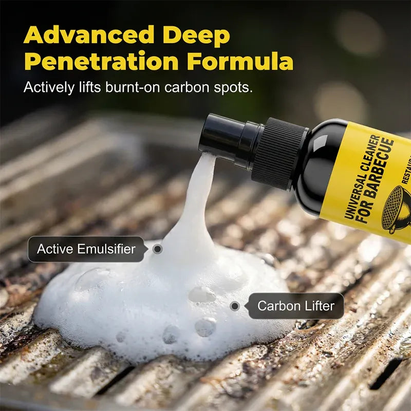 🔥🧽 Heavy-duty BBQ Cleaner – dissolves carbon, grease, and baked-on grime!