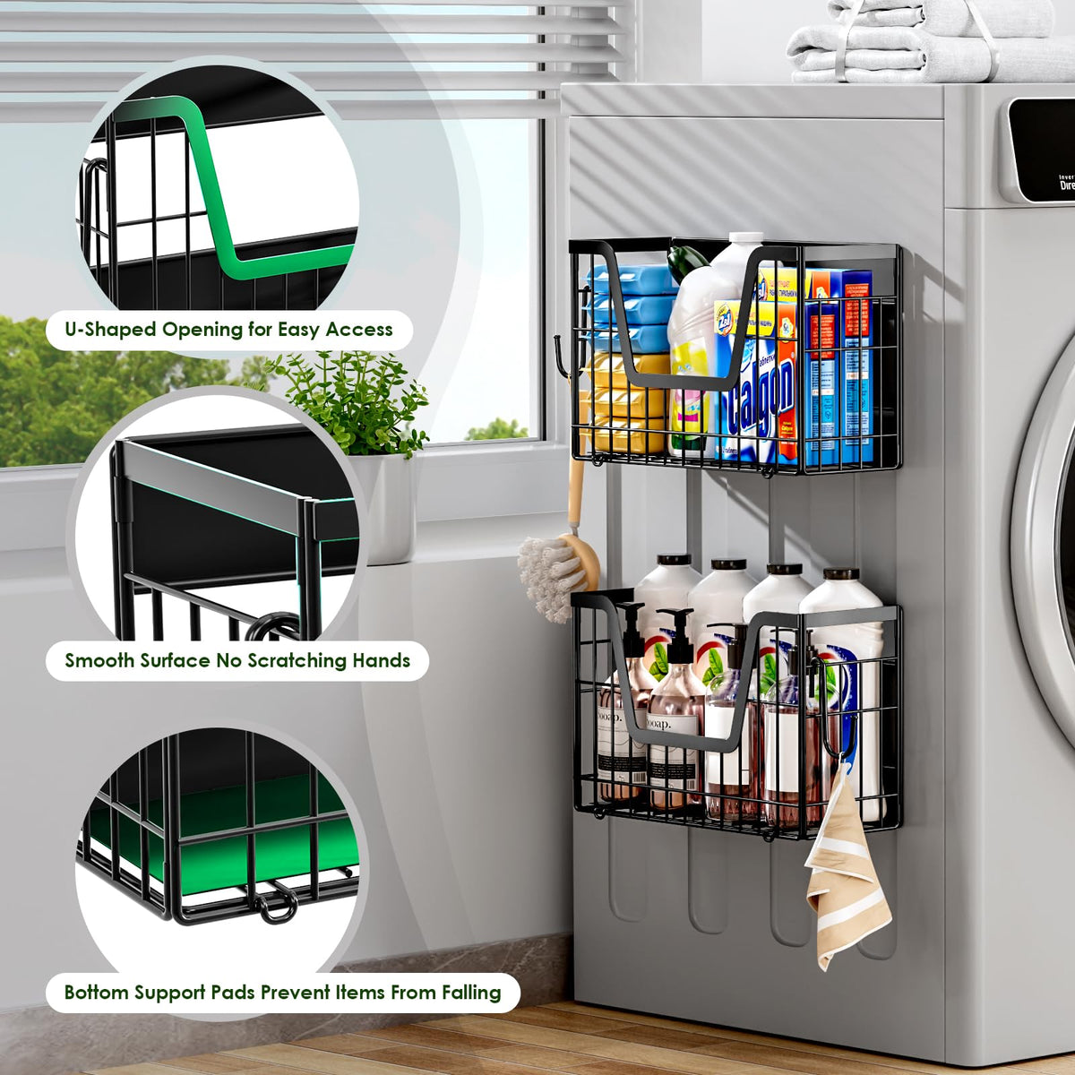 Magnetic Refrigerator Storage Basket