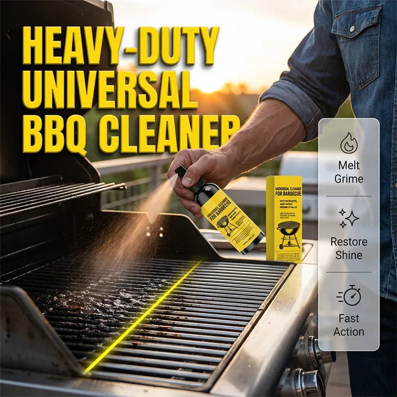 🔥🧽 Heavy-duty BBQ Cleaner – dissolves carbon, grease, and baked-on grime!