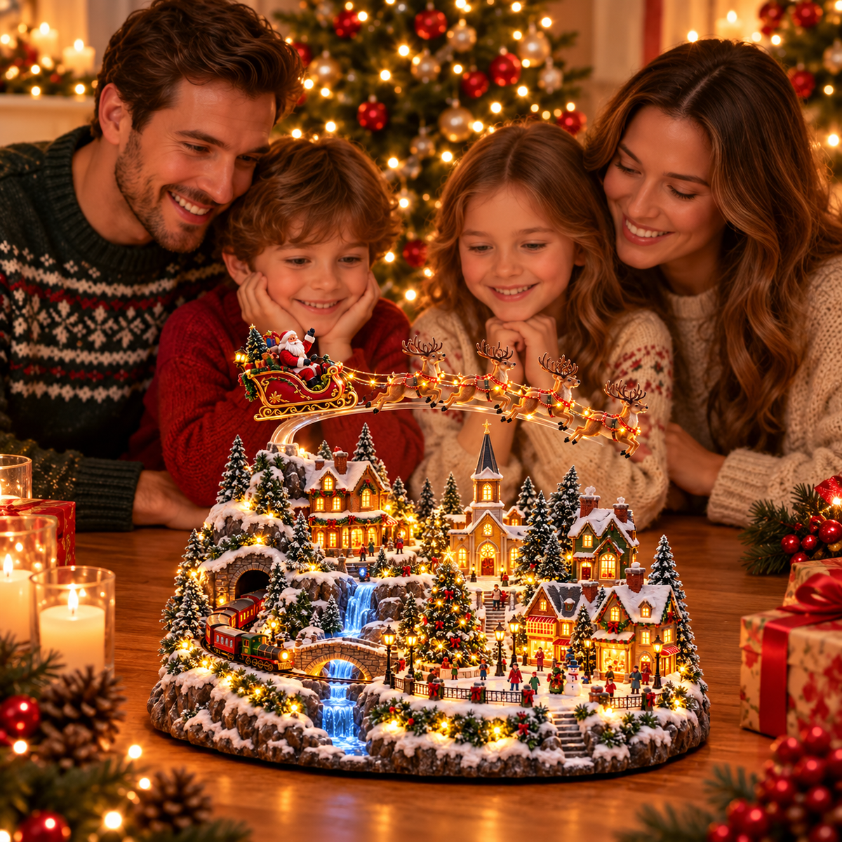 🔥 LAST DAY 50% OFF 🔥 Lighted & Animated Christmas Village Collection ✨