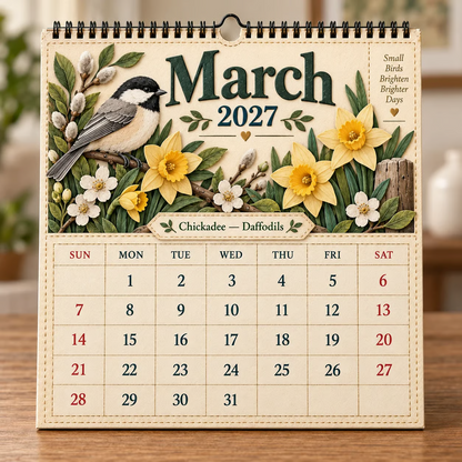 🐦 2027 Birds Of America Wall Calendar | A Year of Beautiful Birds & Nature
