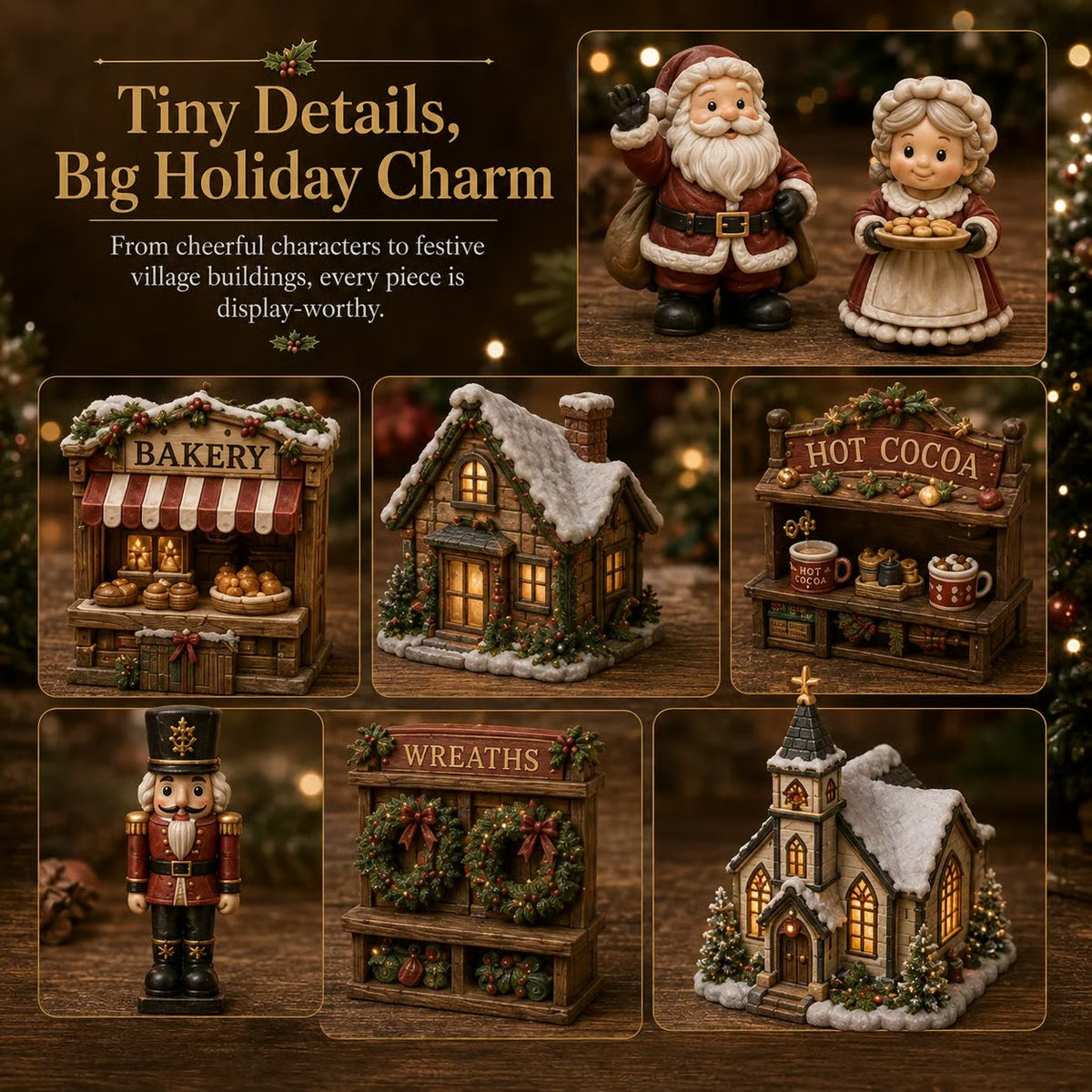🎄24 Days Of Christmas Village Friends Advent Calendar
