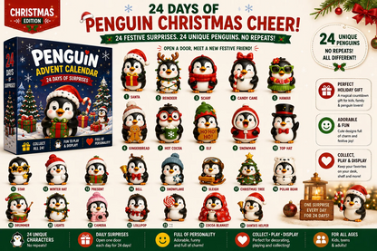 🐧 24 Days of Penguin Surprises Advent Calendar – 3 Fun Editions