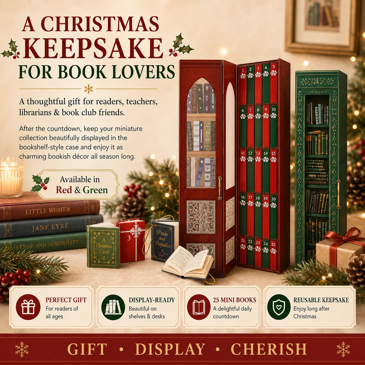 25-Day Mini Book Advent Calendar