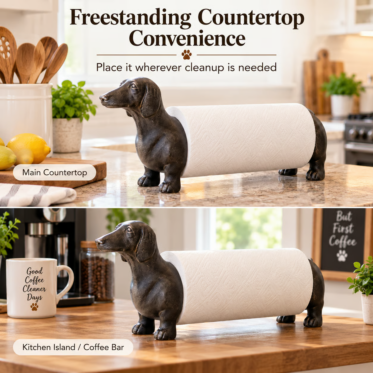Dachshund Paper Towel Holder