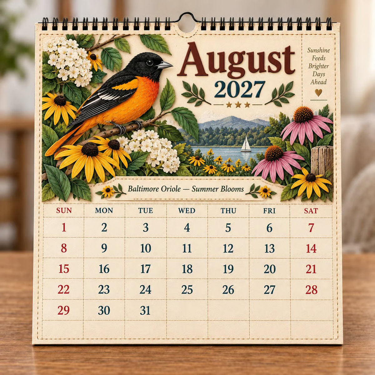 🐦 2027 Birds Of America Wall Calendar | A Year of Beautiful Birds & Nature