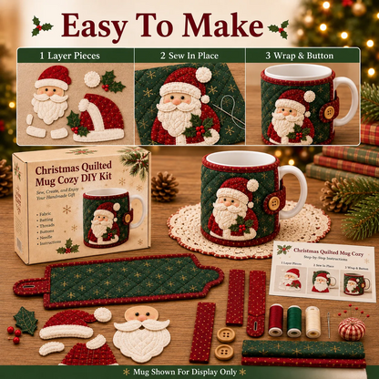 🎄 Christmas Mug Cozy Sewing Kit