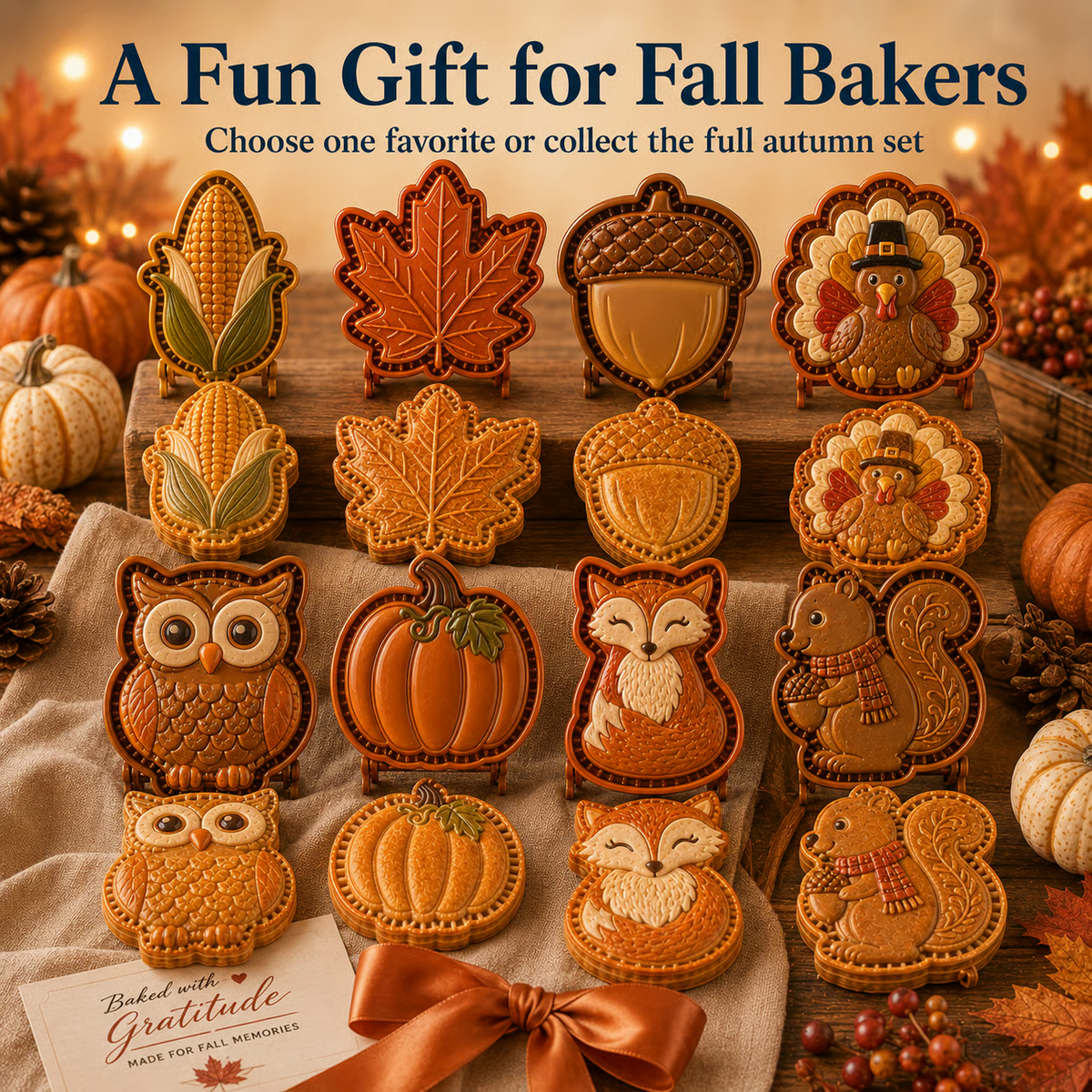 🍂Fall Mini Pie Mold