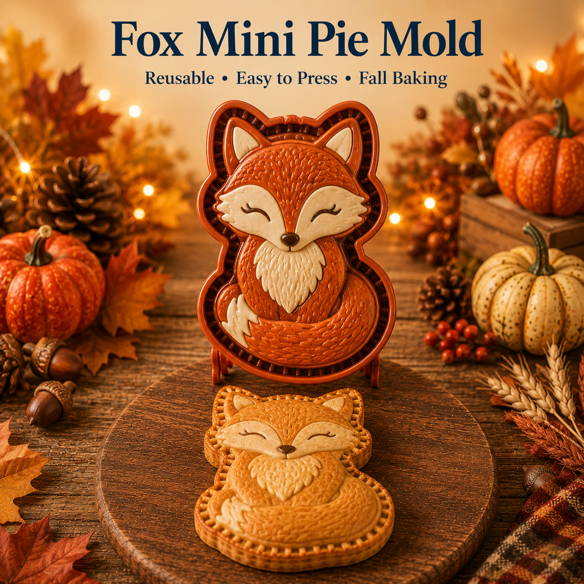 🍂Fall Mini Pie Mold