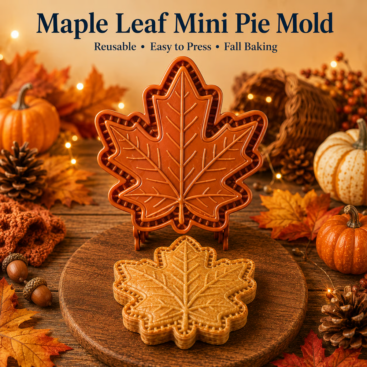 🍂Fall Mini Pie Mold
